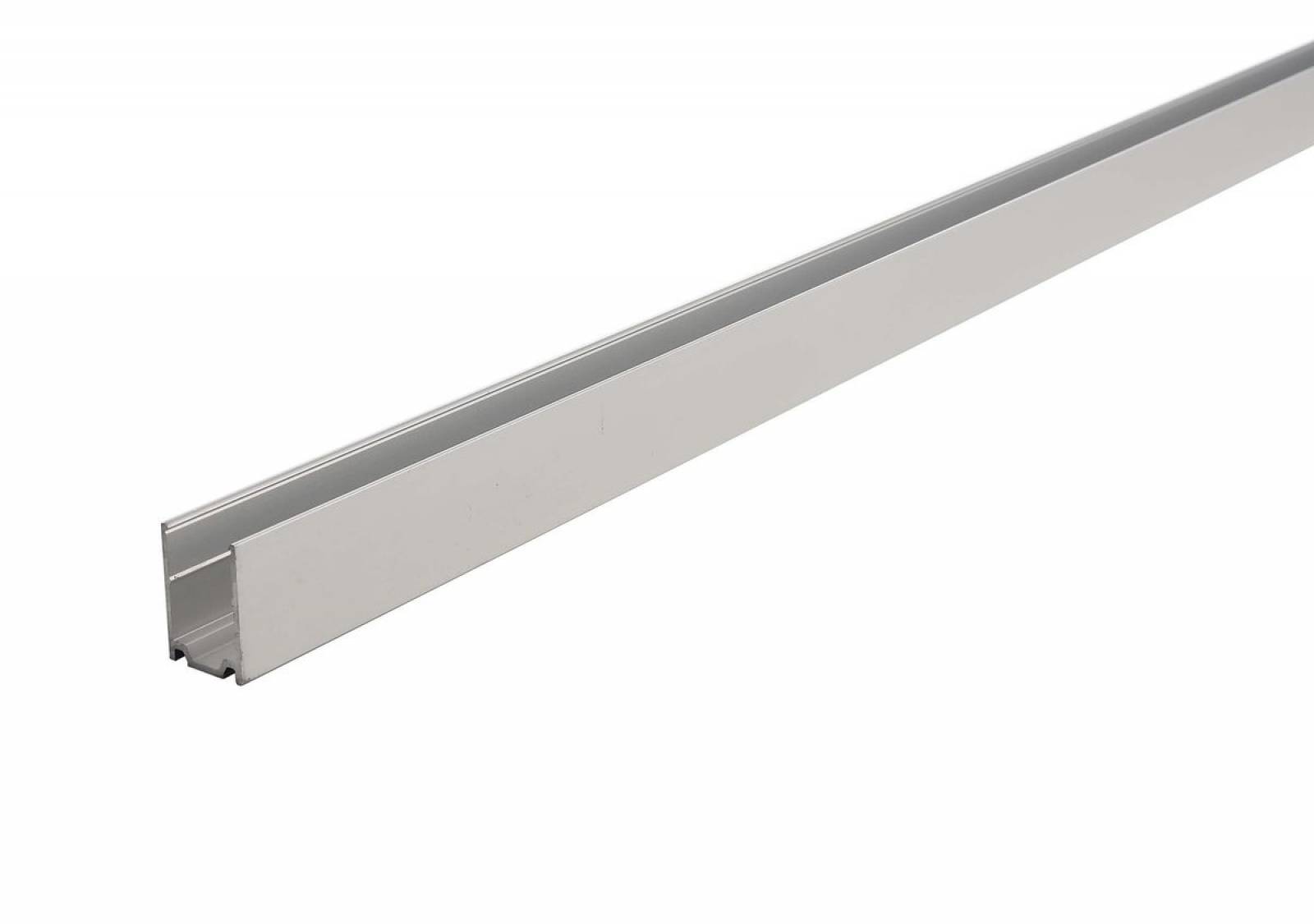 U-Profil f�r D Flex Line SIDE, L�nge: 1m, 15mm breit, Alu eloxiert