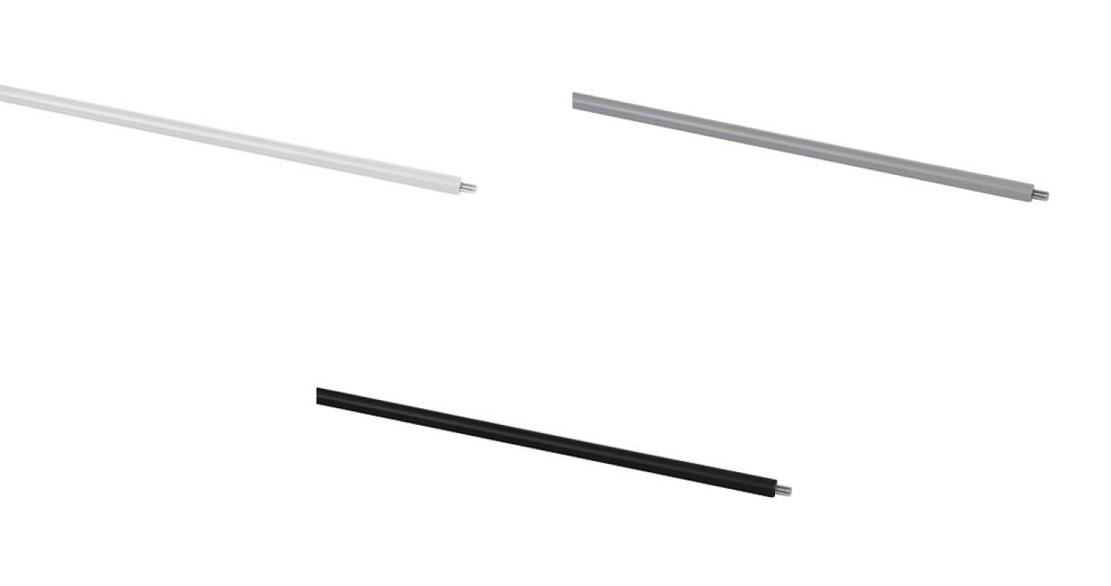 Verl�ngerung f. Deckenabh�ngung starr 300mm f�r 3-Phasen Aufbauschienensystem D Line/DALI, wei�/schw