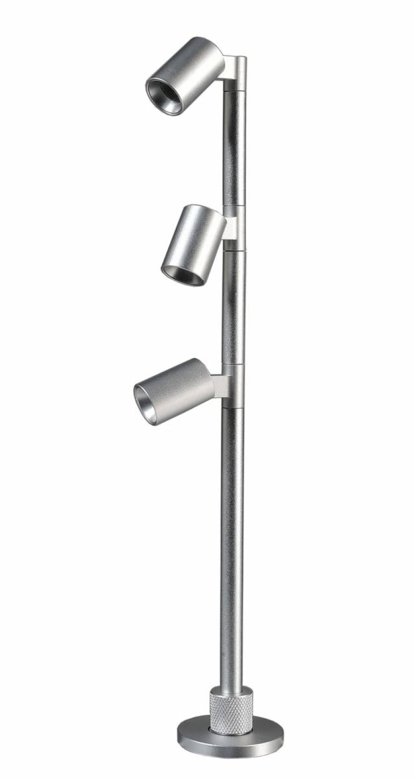 Vitrinenleuchte Herculis Triple 250mm 3W 350mA 3000K silber
