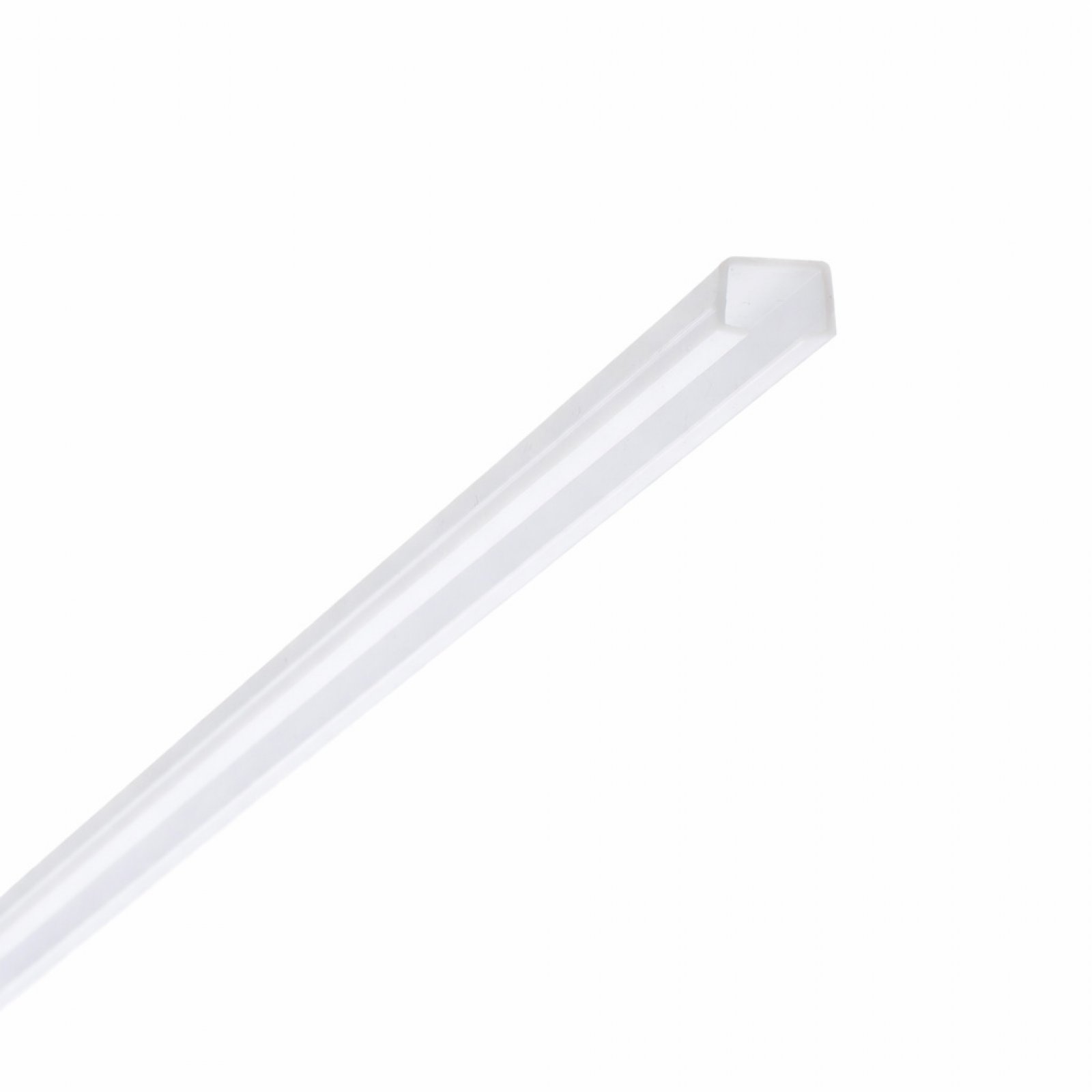 Vorhanglauf f�r DL (Direktes Licht) Gipspaneele Aluprofil L�nge 2m, Opalwei�