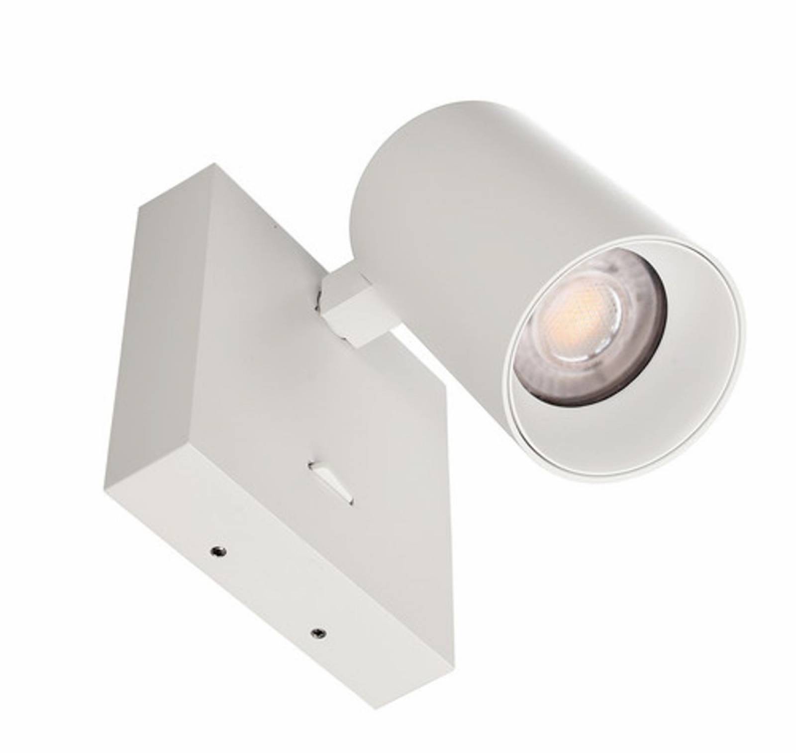 Wandaufbauleuchte Can Tilt eckig, max. 7,5W GU10, wei� ohne USB Ladem�glichkeit