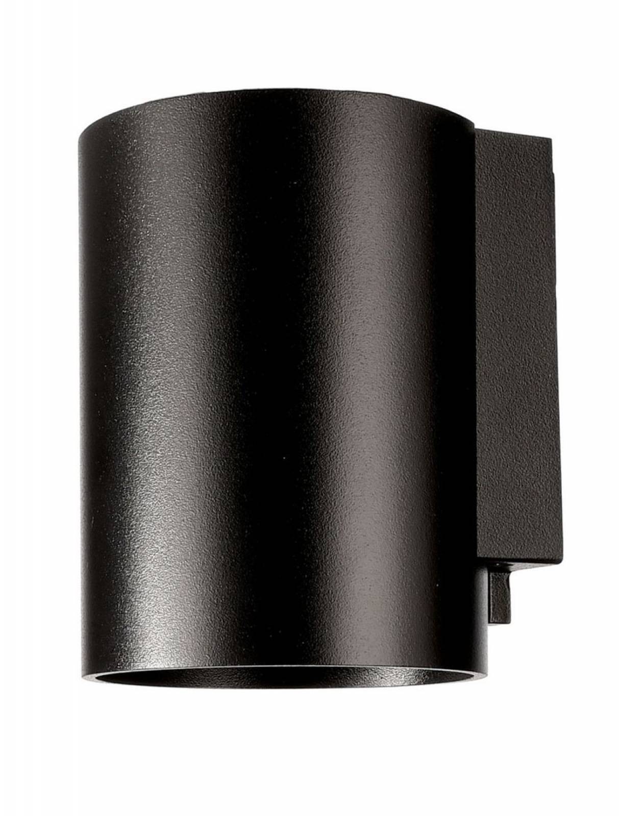 Wandaufbauleuchte au�en, Can IP65, 1x max. 7,5W GU10, schwarz