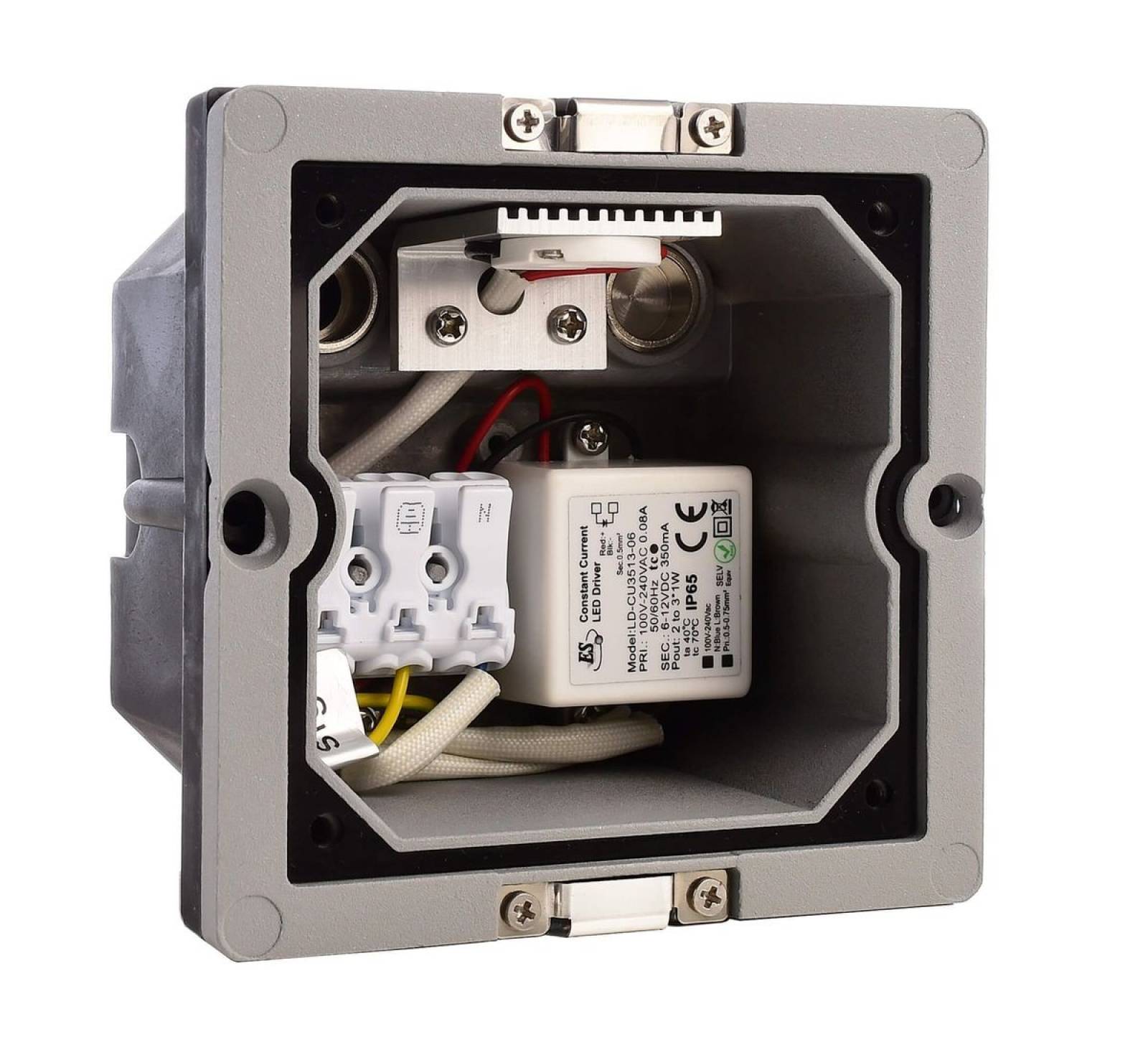 Wandeinbauleuchte 1W, Light Base II COB Outdoor, spannungskonstant IP67