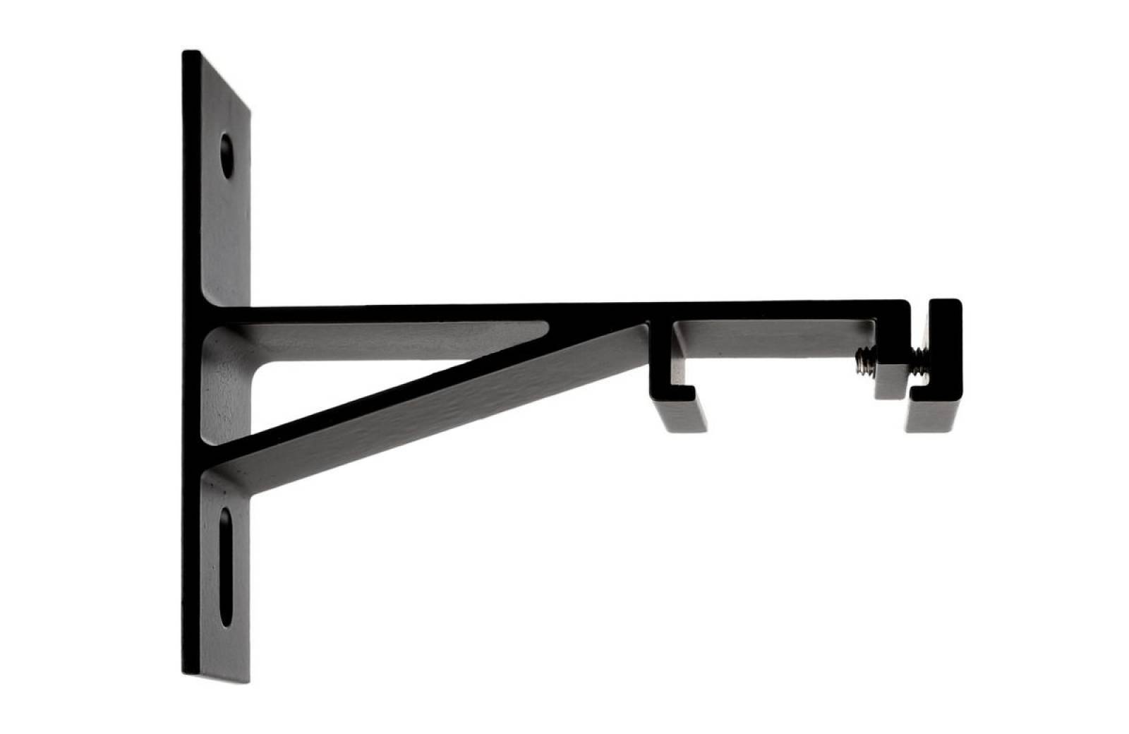 Wandhalterung f�r 3-Phasen Aufbauschienensystem D Line/DALI 230V, schwarz