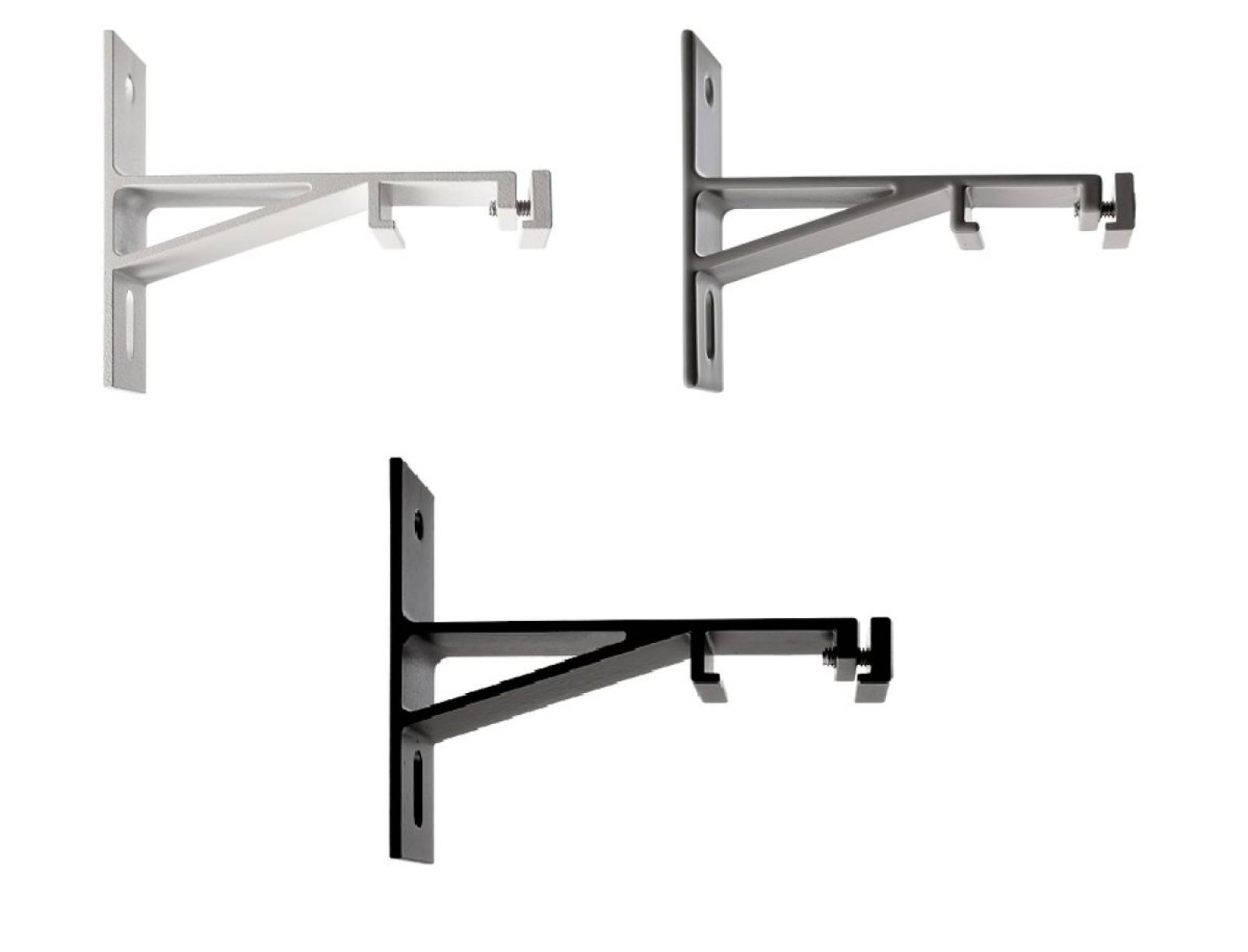 Wandhalterung f�r 3-Phasen Aufbauschienensystem D Line/DALI 230V, wei�/schwarz/grau