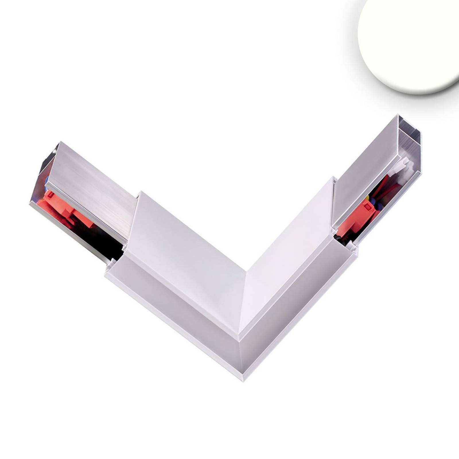 Wei�er Eckverbinder 90� f�r Linear Up+Down neutralwei� 3W