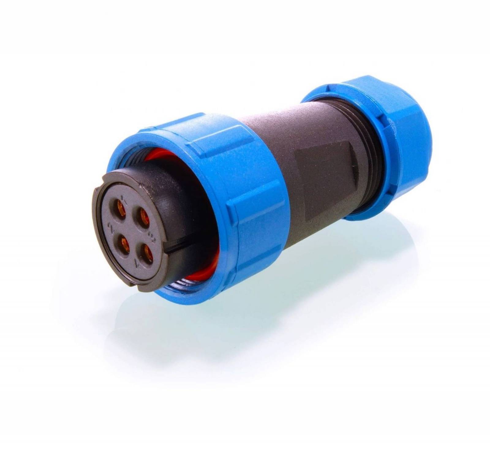 Weipu 4-poliger Stecker weiblich, HQ 12/24/48V IP67