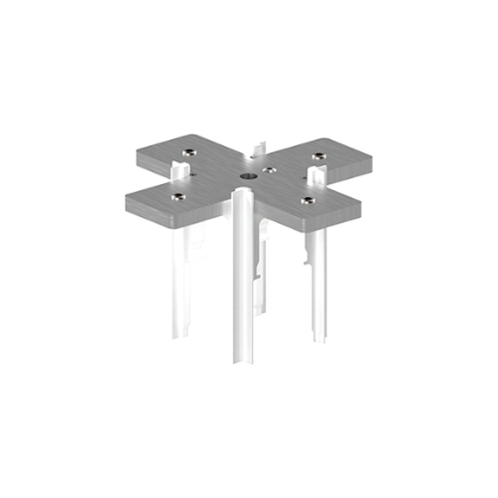X-Verbinder mechanisch f�r ST2 MULTISYSTEM EVO 48V Schienensystem wei�