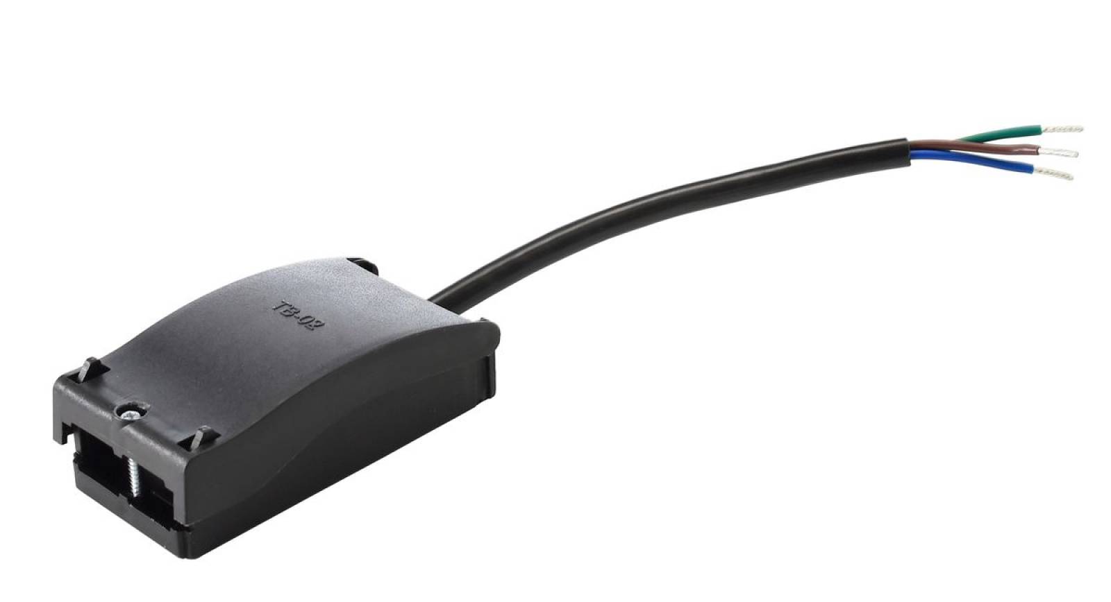 Zubeh�r, Quick-Anschlussbox 2-WAY, 230V, 3-polig, 10A, Duchgangsverdrahtung max. 16A, L�nge: 80 mm,
