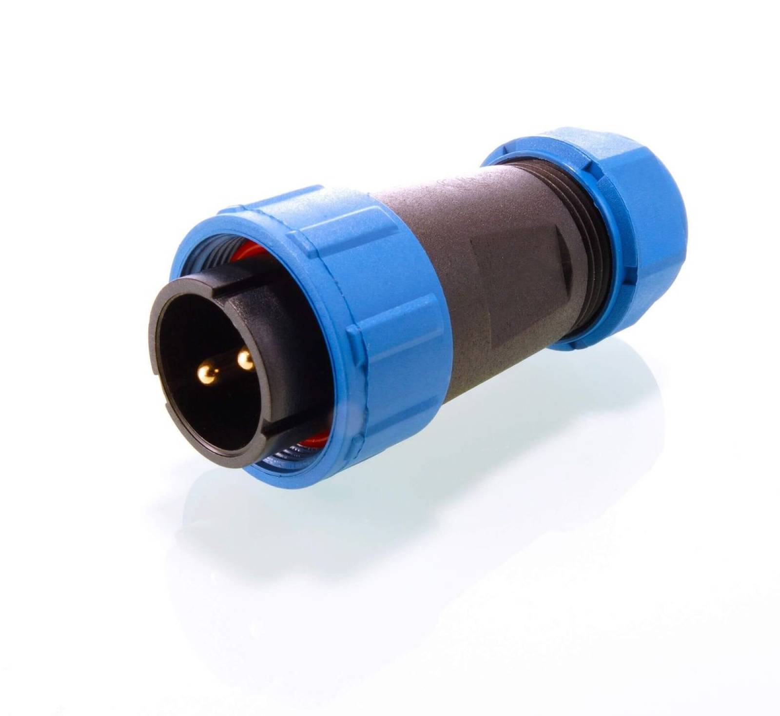 Zubeh�r, Weipu HQ 12/24/48V Stecker 2-polig