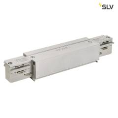 EUTRAC L�ngsverbinder mit Einspeisem�glichkeit, silbergrau